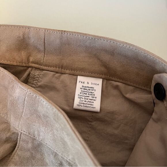 Rag and Bone Women's Tan Suede Lace-Up Shorts Size 28 Boho Lux - Picture 10 of 10